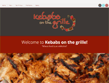 Tablet Screenshot of kebabsonthegrille.com